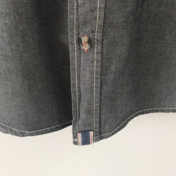 Weatherproof Grey cotton button down - Picture 8 of 10